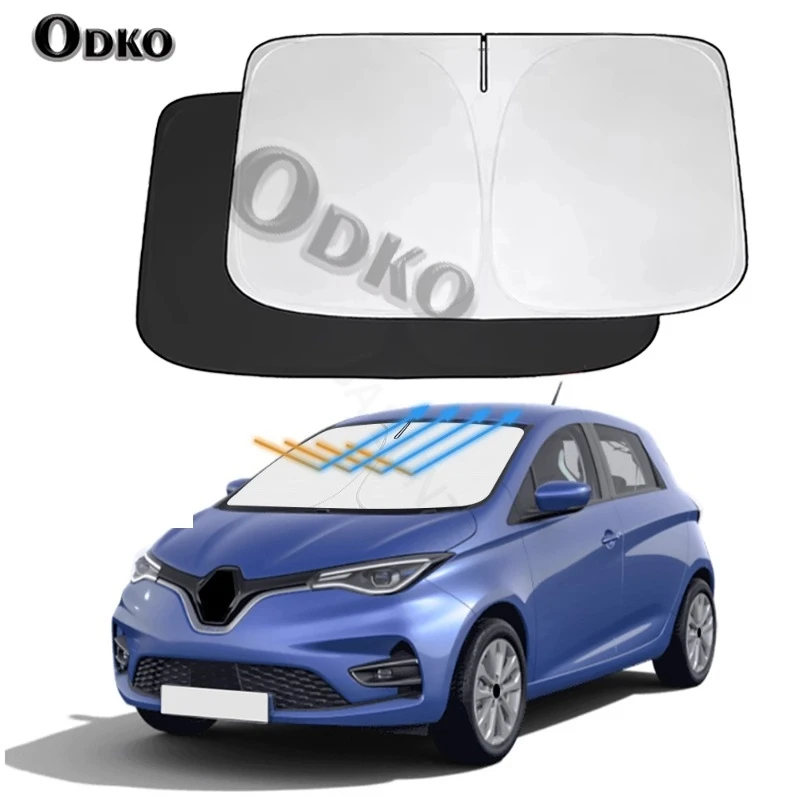 

Для Renault ZOE 2013-2019 2020 2021 2022 2023 Автоаксессуары Солнцезащитный козырек на переднее и заднее окно, козырек на лобовое стекло автомобиля, солнцезащитный козырек