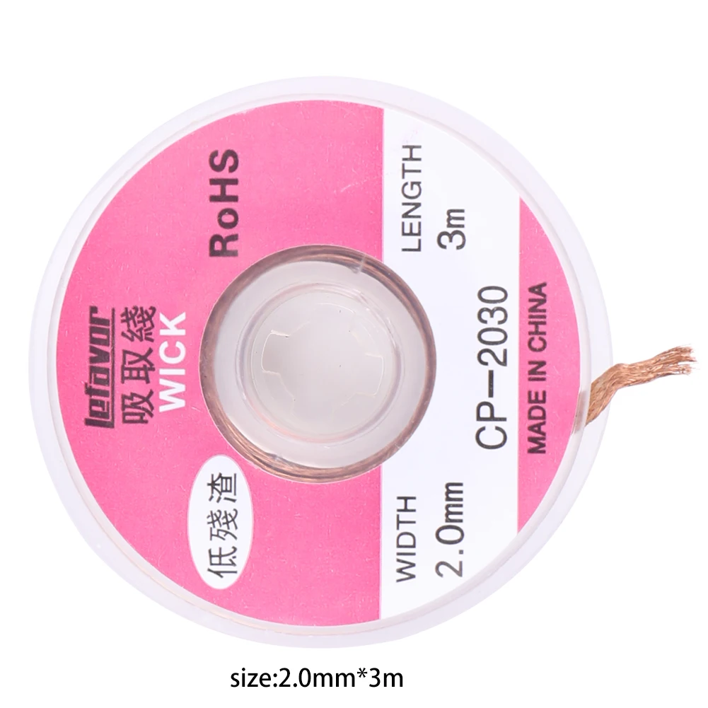 

Desoldering Wick Welding Solder Remover Wick Wire Lead Cord Flux Repair Tool for Household Welding Accessories