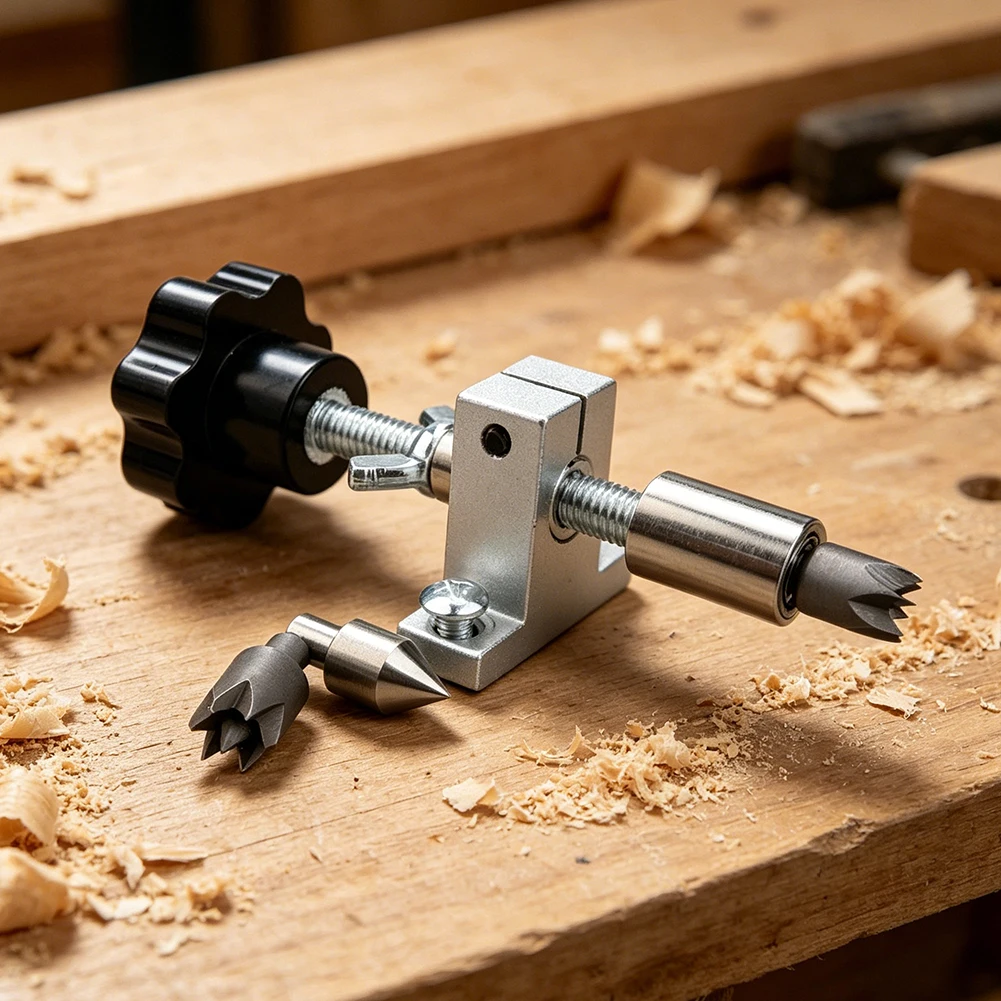 Telescoping Lathe Tailstock Chuck with Dual Bearings for Stable For Bead Drilling and Fine Wood Turning Applications