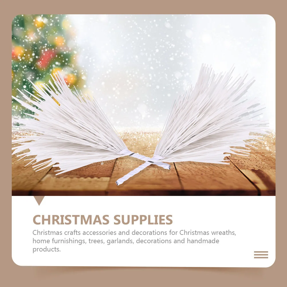 

50Pcs Simulation Pine Needles Creative Realistic Pine Branches for Xmas Party Wedding Photo Backdrop Decorations