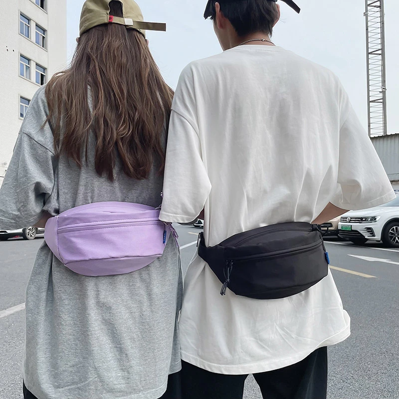 Street style Waist Bag Hip pack Woman Nylon Fanny pack Fashion Shoulder Crossbody Chest Bags Unisex Hip hop Belt Bag Waist packs