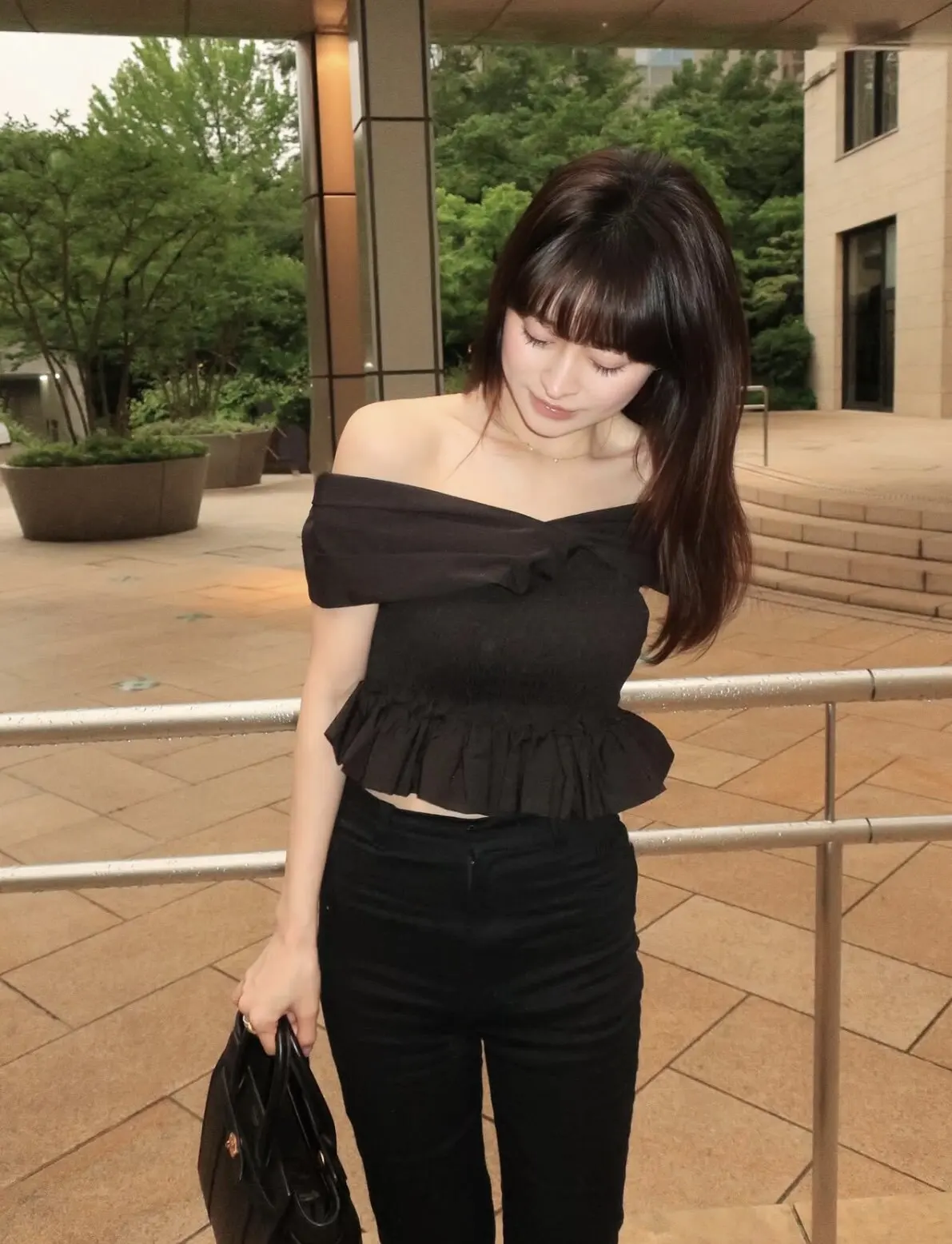 French Style Off-shoulder Short Top Lotus Leaf Slim Tube Top Solid Color Fashion Elegant Blouses Femme Summer Women's Tops