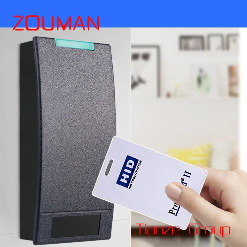 Custom , Thick 125khz HID Prox-Card II Clamshell Proximity Card for Writable Rewrite Access Control 26 Bit 37Bit H10301 H10302 F