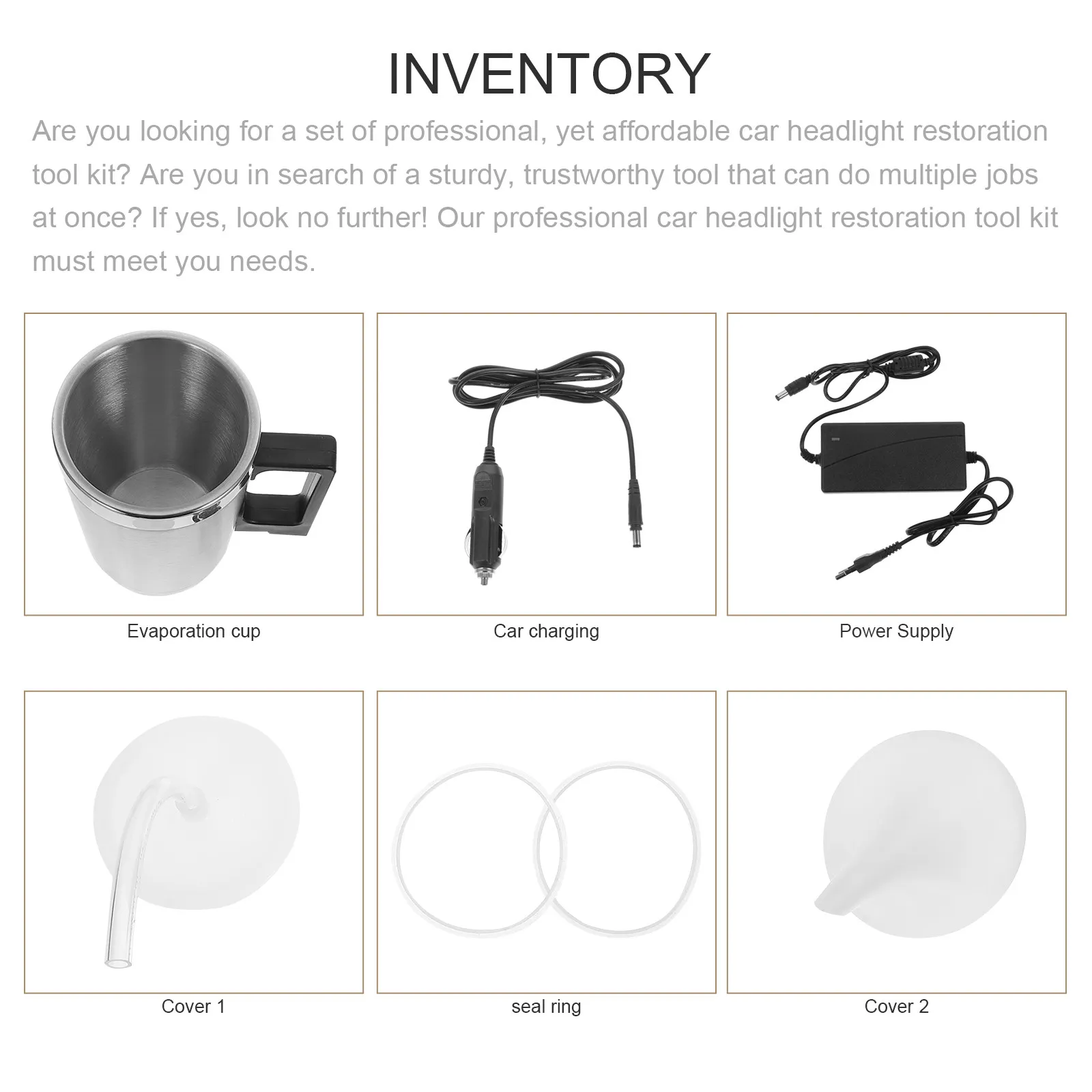 

Набор для восстановления фар автомобиля: ремонт трещин и царапин, полировка, нанесение покрытия, инструменты, адаптер для европейских розеток, устойчивый к пожелтению