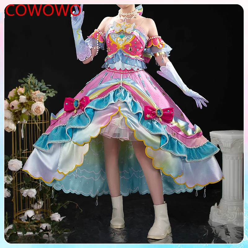 Aikatsu! Series Nijino Yume Star Wings Dress Cosplay Costume Cos Game Anime Party Uniform Hallowen Play Role Clothes Clothing