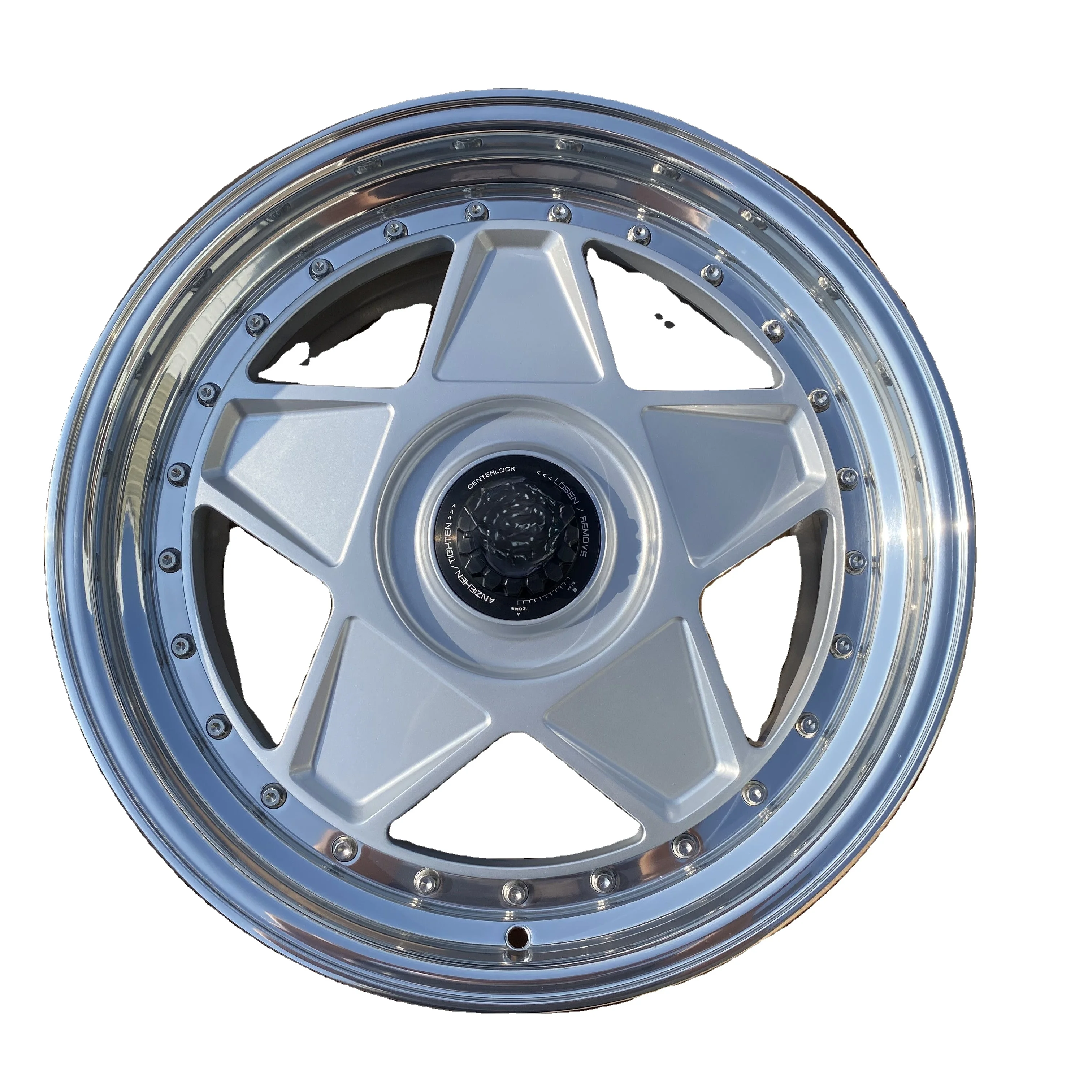 2/3-Piece Forged Aluminum Alloy Wheel 5 Spoke Star for F40 SPEEDLINE OEM 17 18 Inch Rim