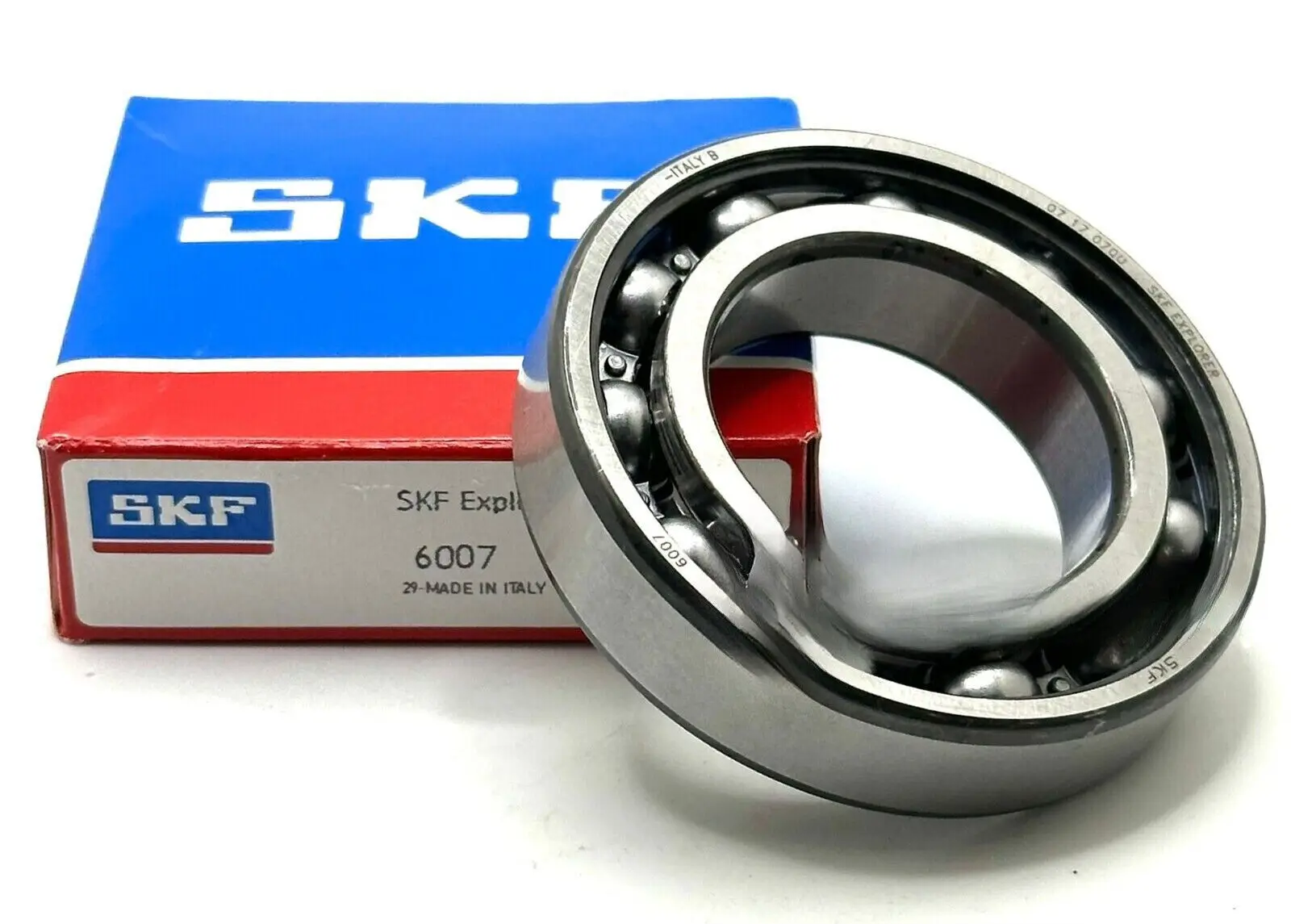 SKF 6007 DEEP GROOVE BALL BEARING, OPEN, NO SEALS 35x62x14mm