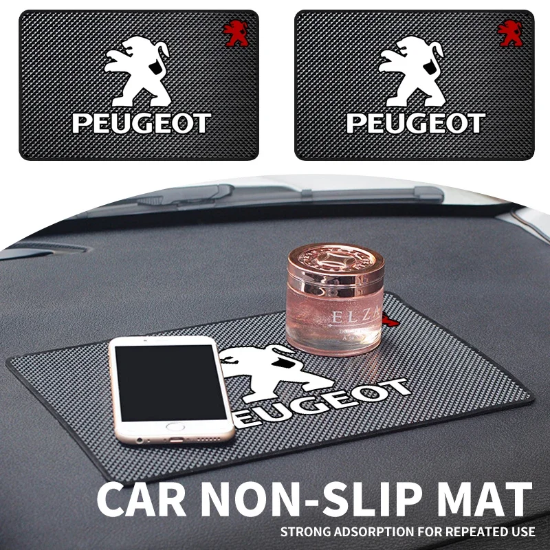 

1pcs Car Anti Slip Mat Phone Holder non slip Pad Non-Slip Mat For Peugeot 206 207 307 3008 2008 308 408 508 301 208 Accessories