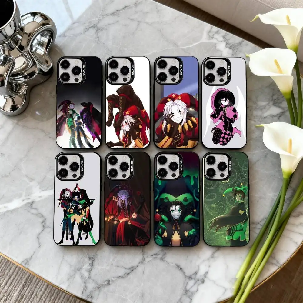 

Game T-The F-Freaking Circus Phone Case For iPhone17,16,15,14,13,12,11 Plus,Pro Max Black Candy Silver Plated Cover