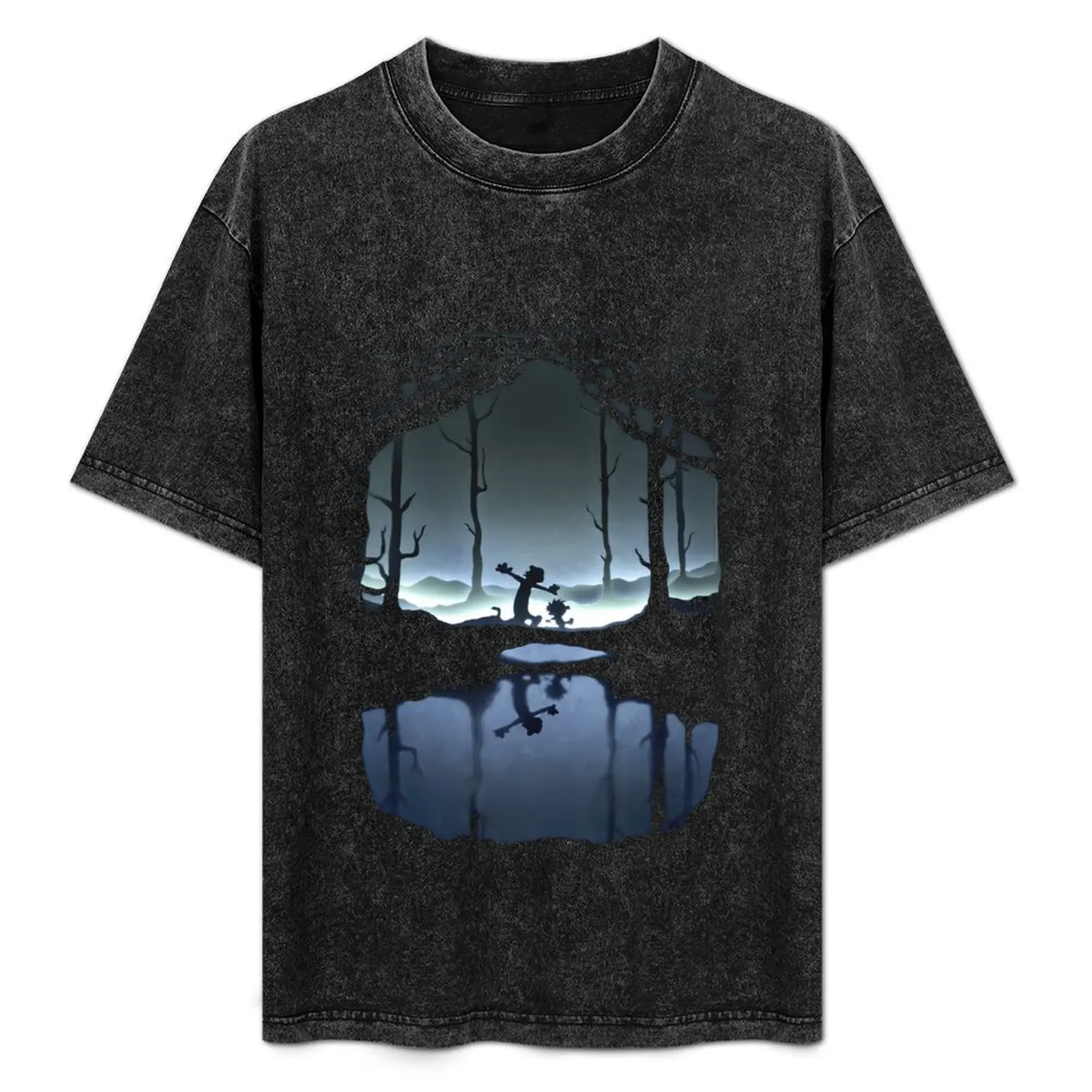 

Calvin and Hobbs Vintage T-Shirt Fashion Graphic Tee for Men