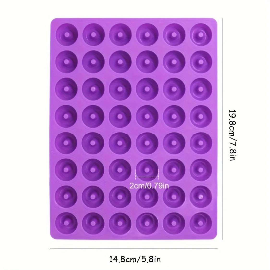 48 Cavity Small Donuts Chocolate Silicone Mold  Small Biscuit Fondant Candy Mold Cake Decorating Baking Tools