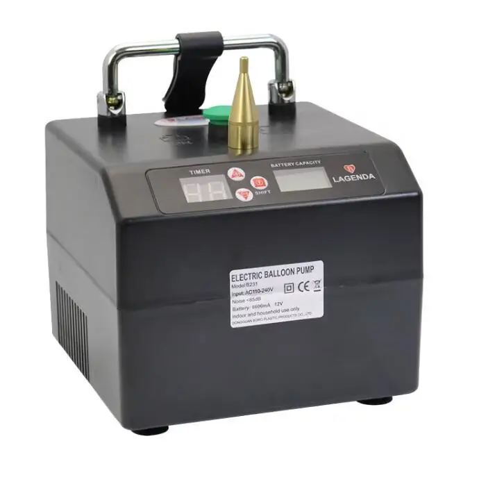 Lagenda-modelagem Inflator Balão B231 Torção Bateria Hora Digital Contador Bomba de Balão Elétrico Novo