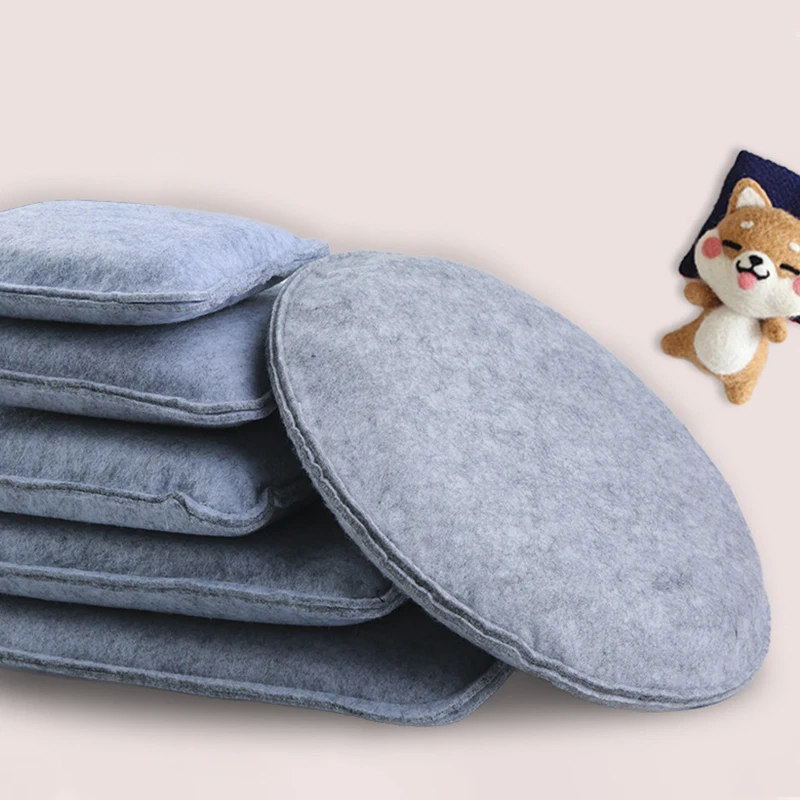 Wool Felt Cushion Felt Work Mat Poke Wear-resistant Craft Tools Needle Kit Felting Plush Toys Wear-resistant Felt Pad