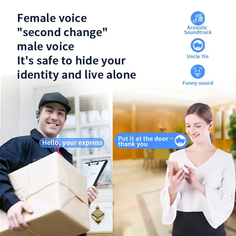 PORK-Smart Doorbell Tuya WIFI Camera Security Alarm  HD Night Vision Video Intercom Waterproof Wireless Doorbell Monitor
