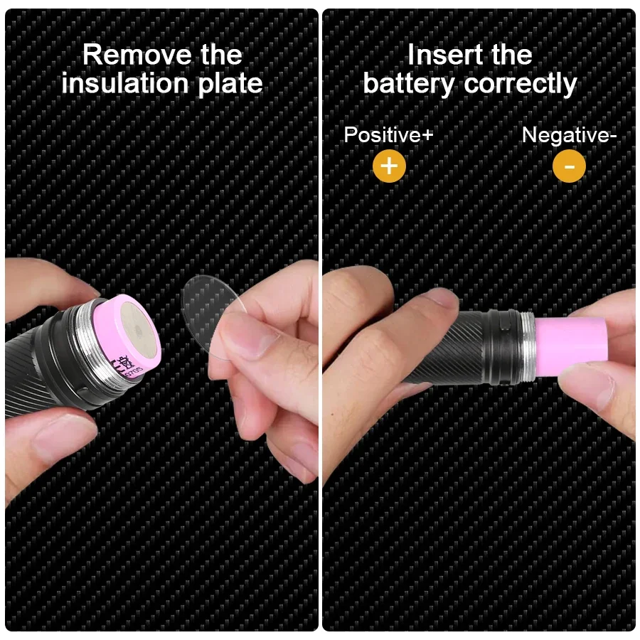 Picture 6: High Power LED Flashlights Tactical Torch 6 Modes Flashlight with Pen Clip Aluminum Alloys Waterproof External 21700 Battery