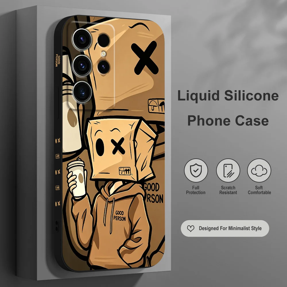 Casual Hat Phone Case For Samsung Galaxy S26 S25 Edge S24 S23 S22 S21 S20 S10 FE Plus Ultra Silicone Soft Cover