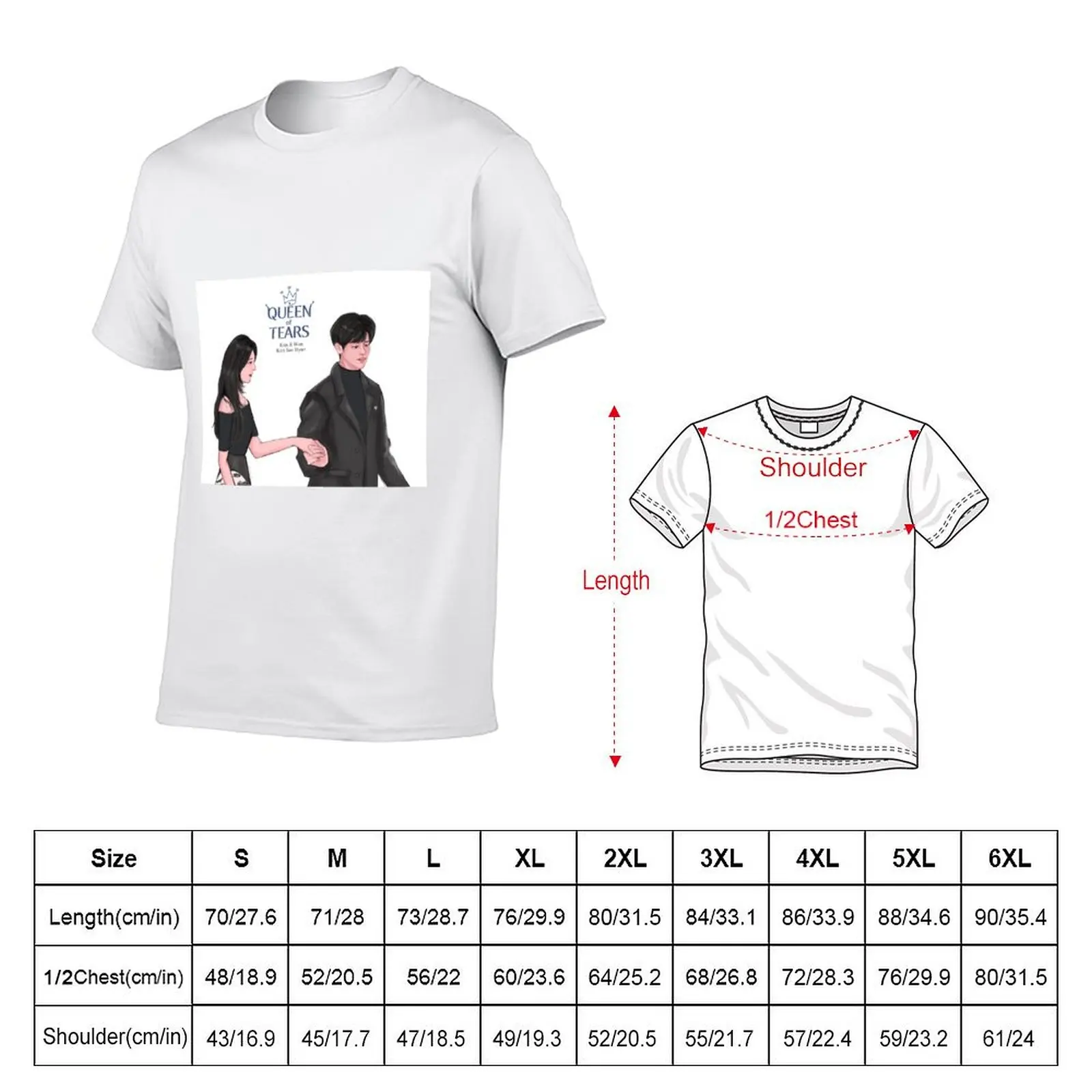 Queen of tears T-Shirt t shirts designer t shirts cotton 100% man t shirt luxury T-shirt