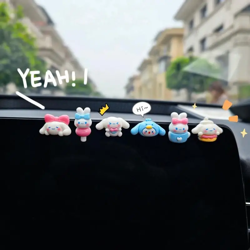 Sanrio Kawaii Anime Figure Hello Kitty Car Ornaments Car Decoration Car Dashboard Decoration Car Center Console Decoration 2024