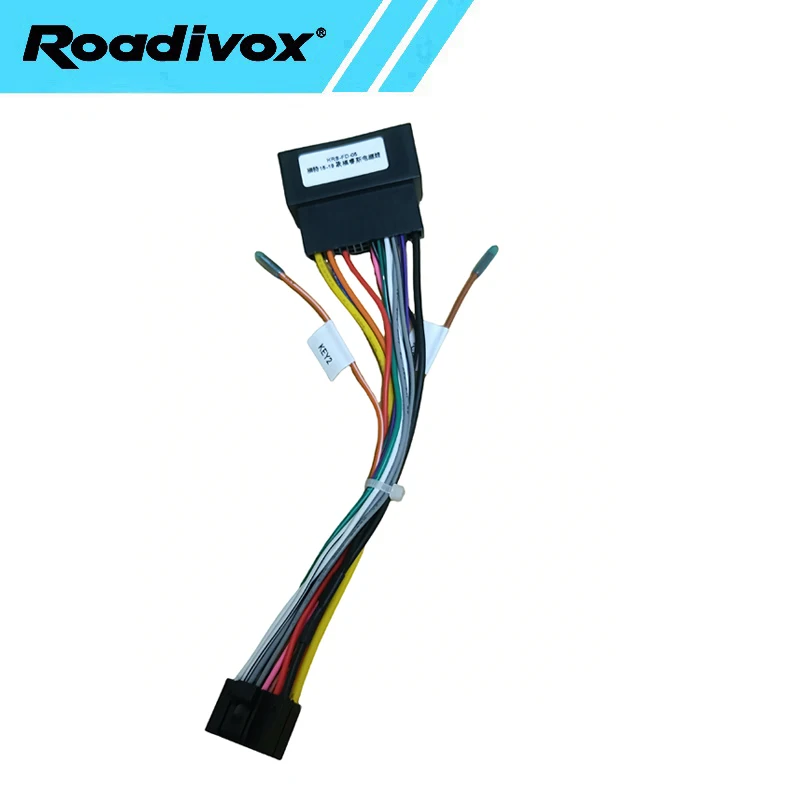 Cable de Alimentación para Radio de Coche Android, Conector de Cableado para Ford Ecosport, Escort, Transit, Tourn, Adaptador Estéreo de 16 Pines
