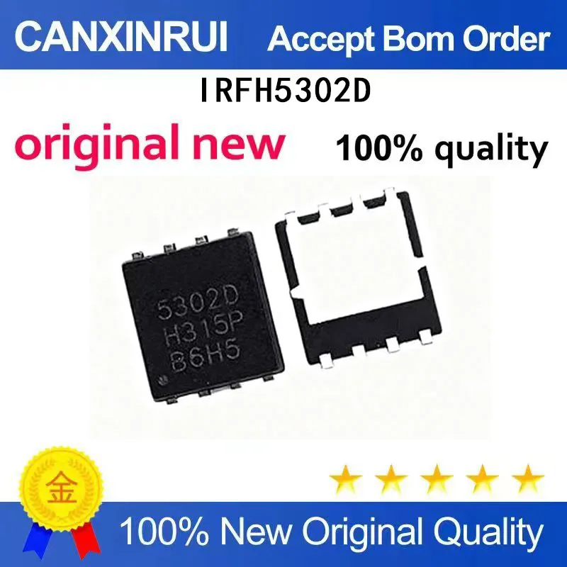 (5 Pieces) New original IRFH5302D IRFH5302 high current low internal resistance MOS transistor chip