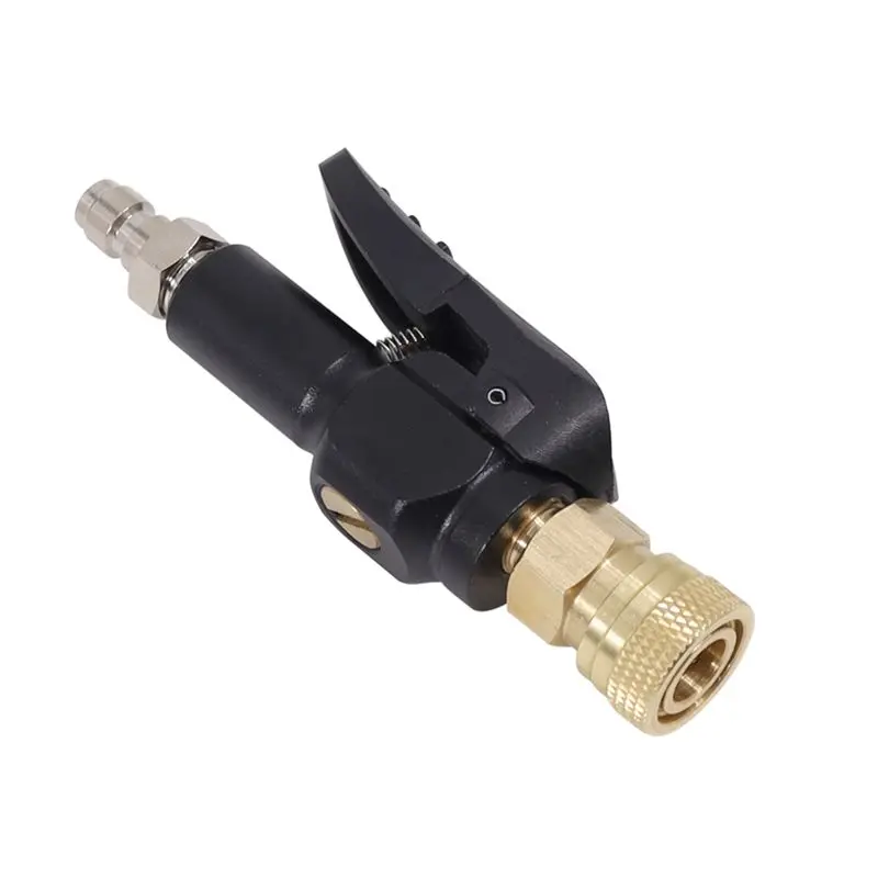 ABFA AA67-300Bar Quick Inflation Connector Chuck Filling Adapter With 8Mm Male And Female Header Quick Plug