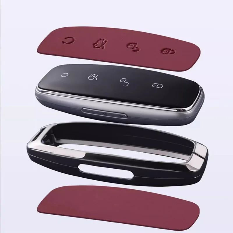 for denza D9 2024 Aluminum alloy keycase fully enclosed buckle