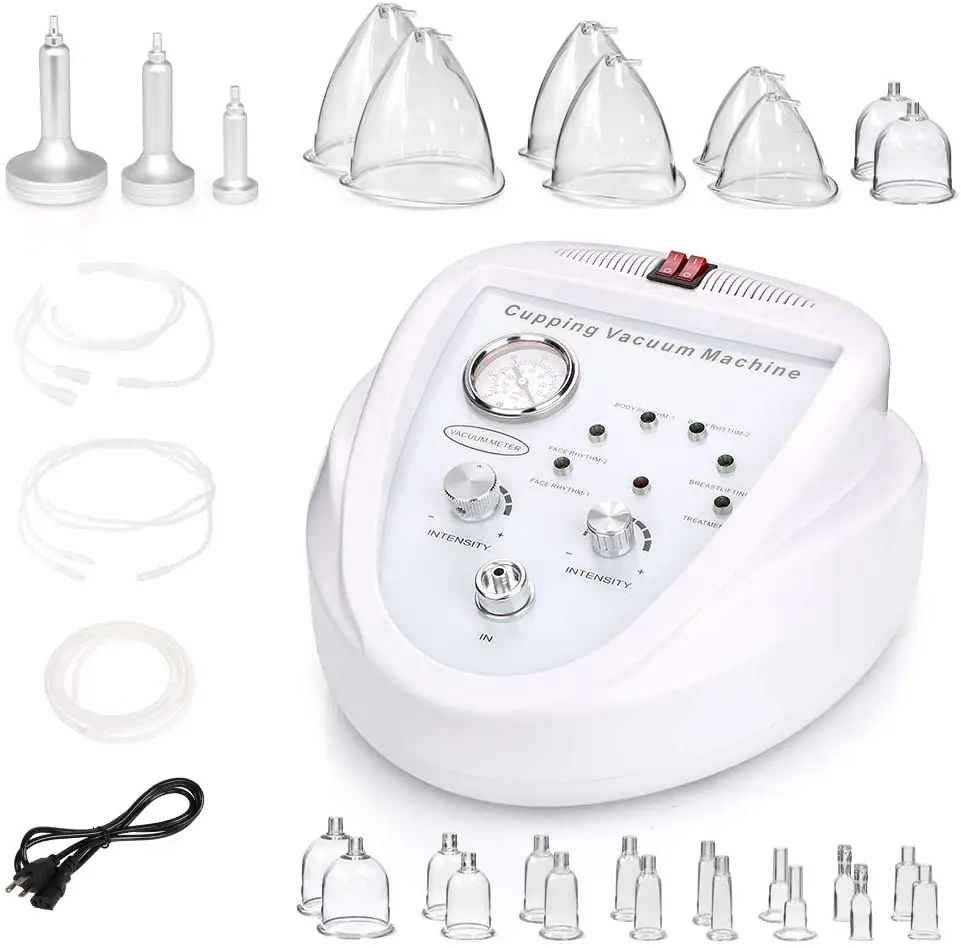 

Vacuum Therapy Treatment Machine For Slimming Lymphatic Drainage, Breast Chest Massager Enlargement Enhancement & Butt Lifting