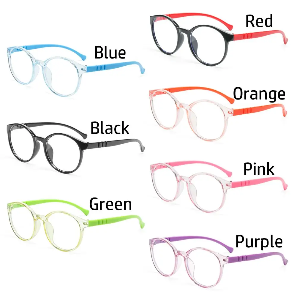 Gafas transparentes con montura suave para PC, lentes transparentes para niños, gafas para ordenador, gafas con bloqueo de luz azul