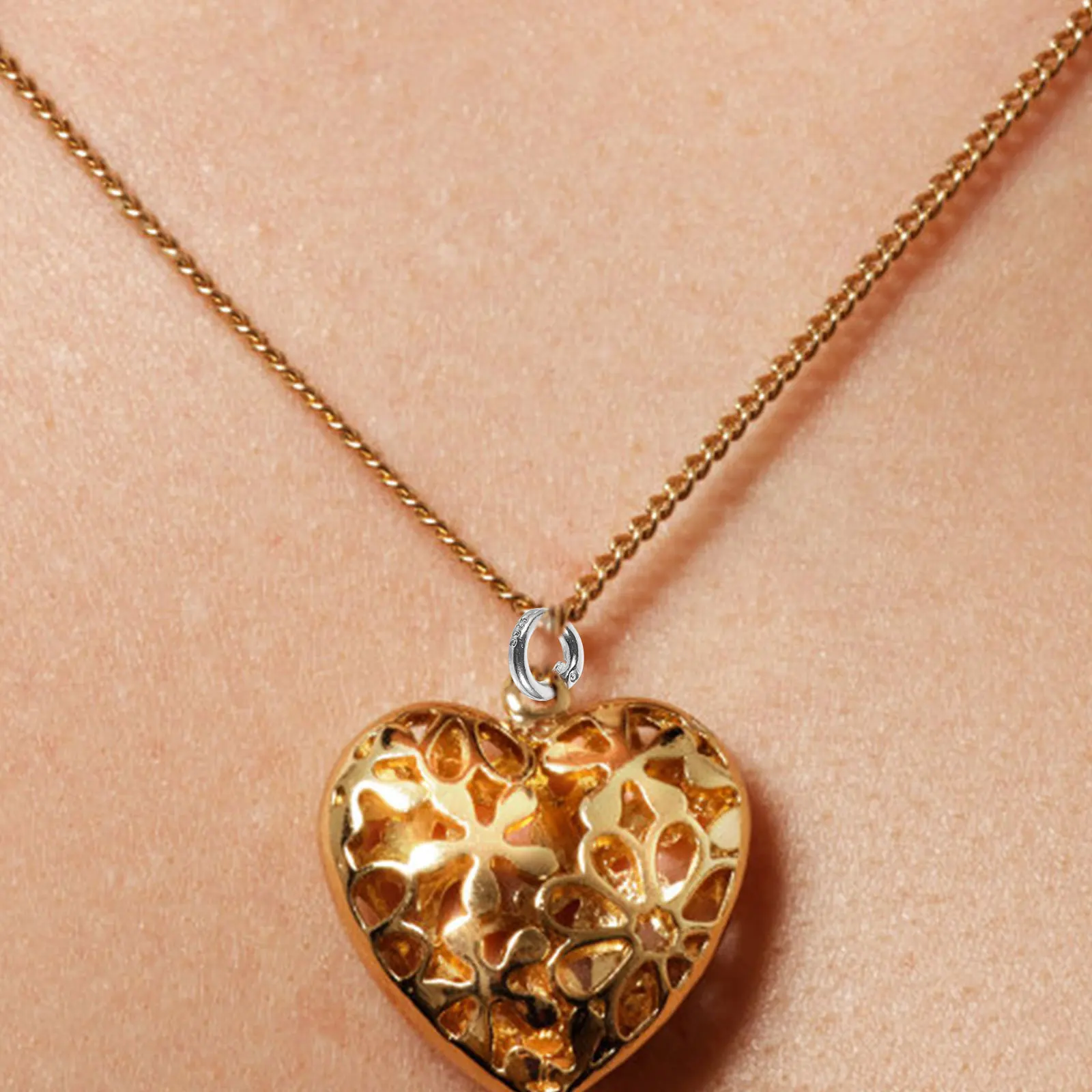 

2 Pcs Sterling Silver Buttons Jump Rings Open for Jewelry Making Small Connecting Closed Circle