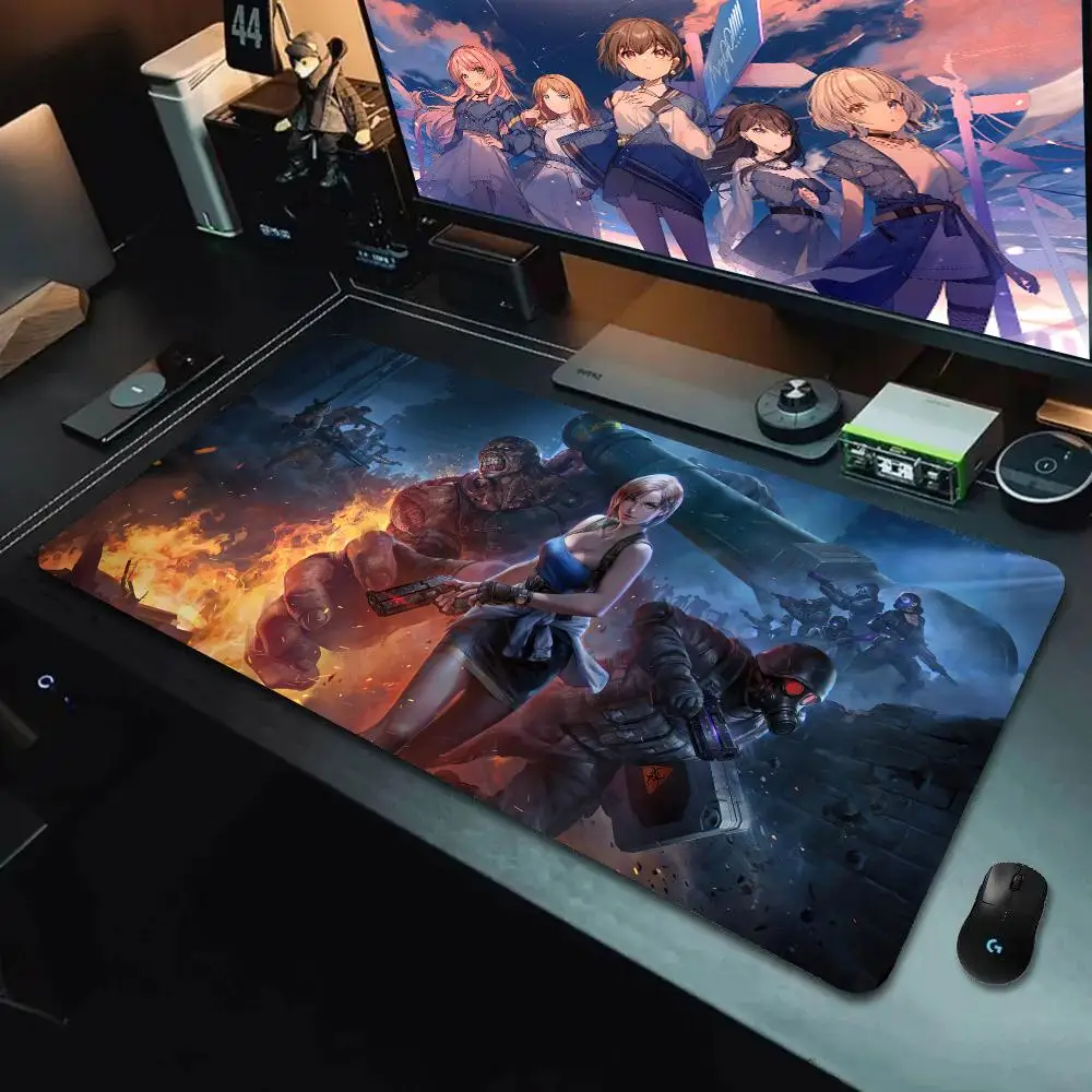 R_resident E_evil Series Rubber Mouse Pad Gamer Cabinet Pc Keyboard Desk Mat Computer Gaming Accessories Desk Protector Mice Pad