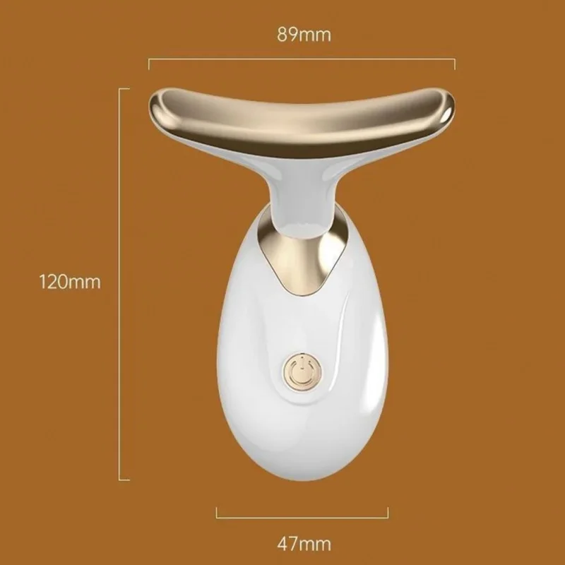 Dispositivo de belleza facial para el cuello en casa, masaje vibratorio para el cuidado personal del cuello y la cara, dispositivo de belleza para uso doméstico, máquina de estiramiento facial