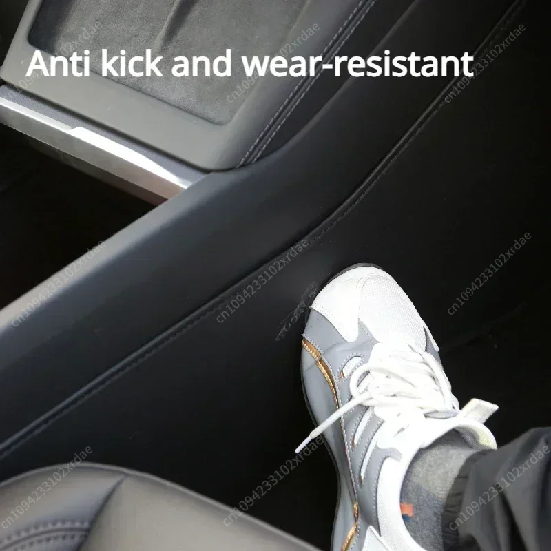 Kick Pad per difesa laterale per Tesla Nuovo modello 3+ Kick pad per controllo centrale Custodia protettiva in pelle Nuovo modello3 Highland 2024