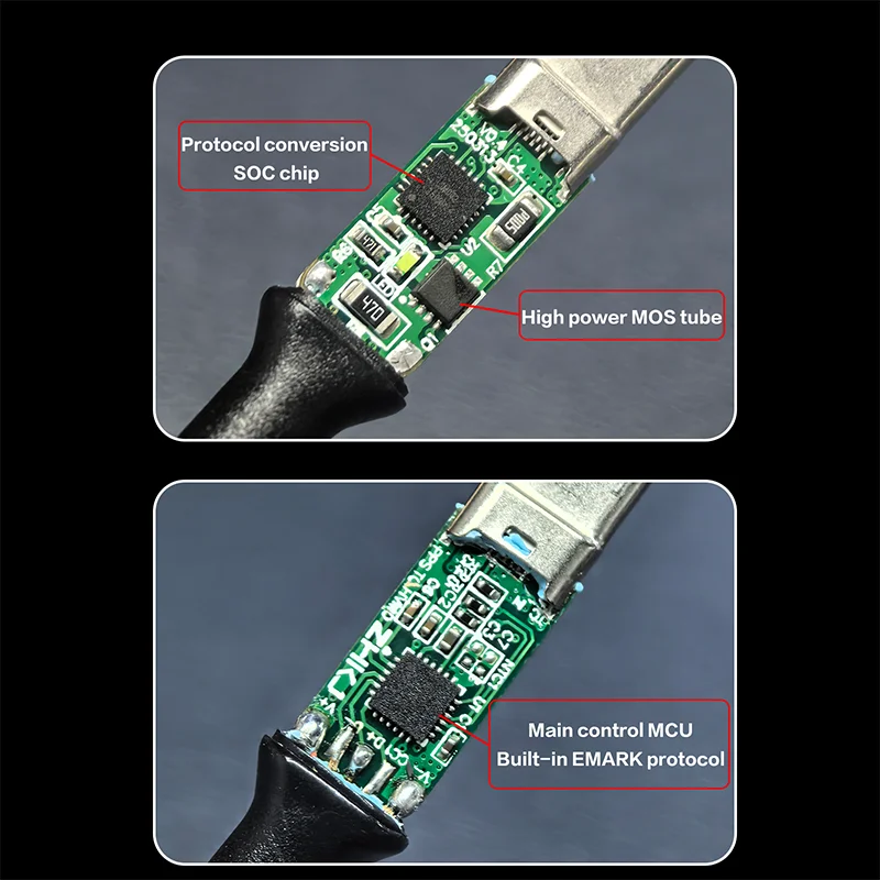 i2c Turbo TU1/TU2 universal flash charging cable Corrosion and rust resistance Precise detection for Mobile Phone Repair Tools