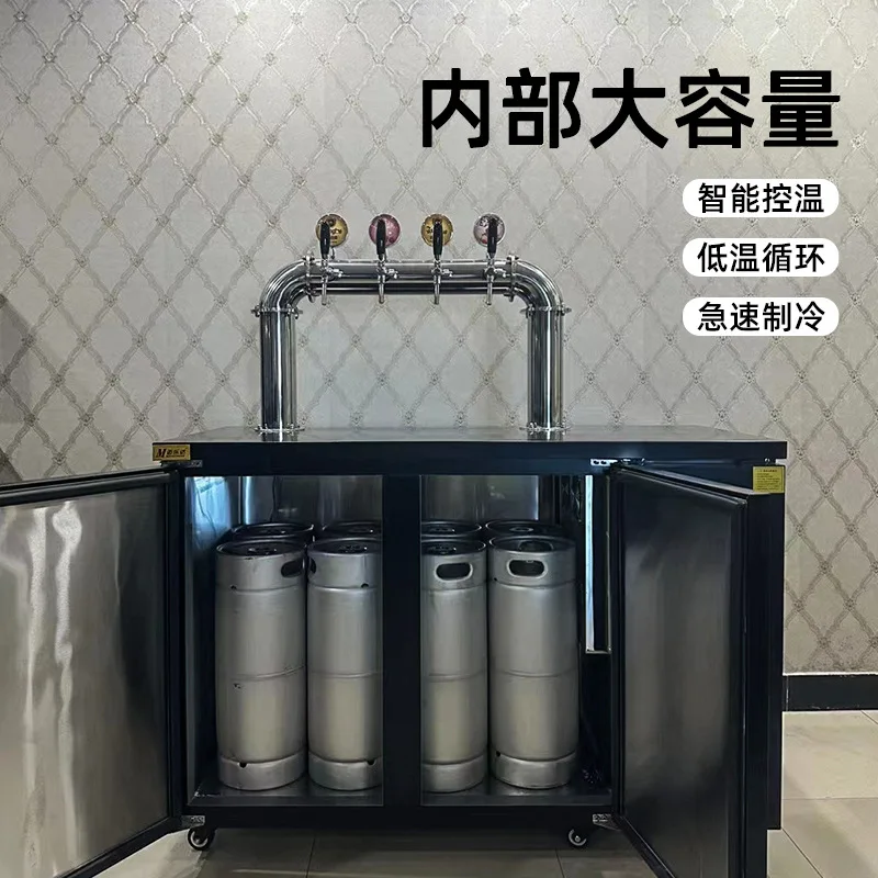 

Stainless Steel beer cooler kegerator draft beer dispenser tower machine with factory price barril de chope brewing beer keg