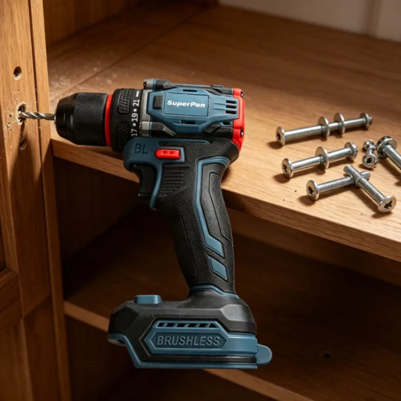 

Беспроводная дрель-шуруповерт для аккумуляторов DeWalt/Makita/Milwaukee, SuperPan, бесщеточный двигатель, регулировка крутящего момента, только инструмент (без аккумулятора и зарядного устройства)