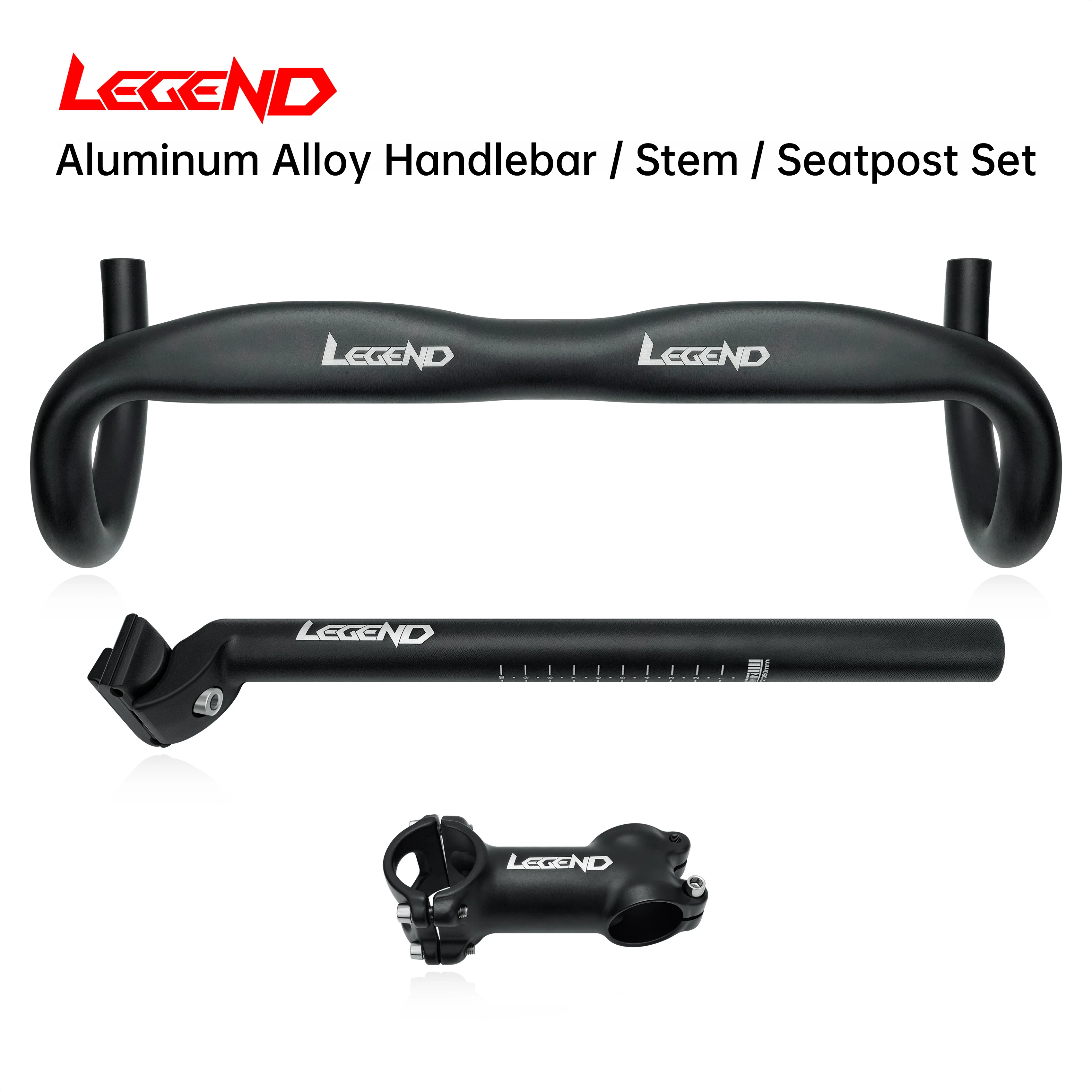 Mountain Biking Track - Guidão LEGEND de Alumínio para Bicicletas