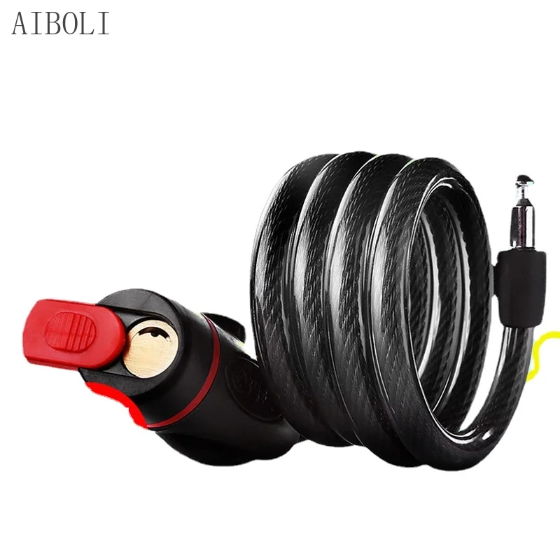 Bicycle Lock Password Lock Mountain Bike Bar Wire Lock Bicycle Anti-theft Lock Ring Lock Riding Equipment