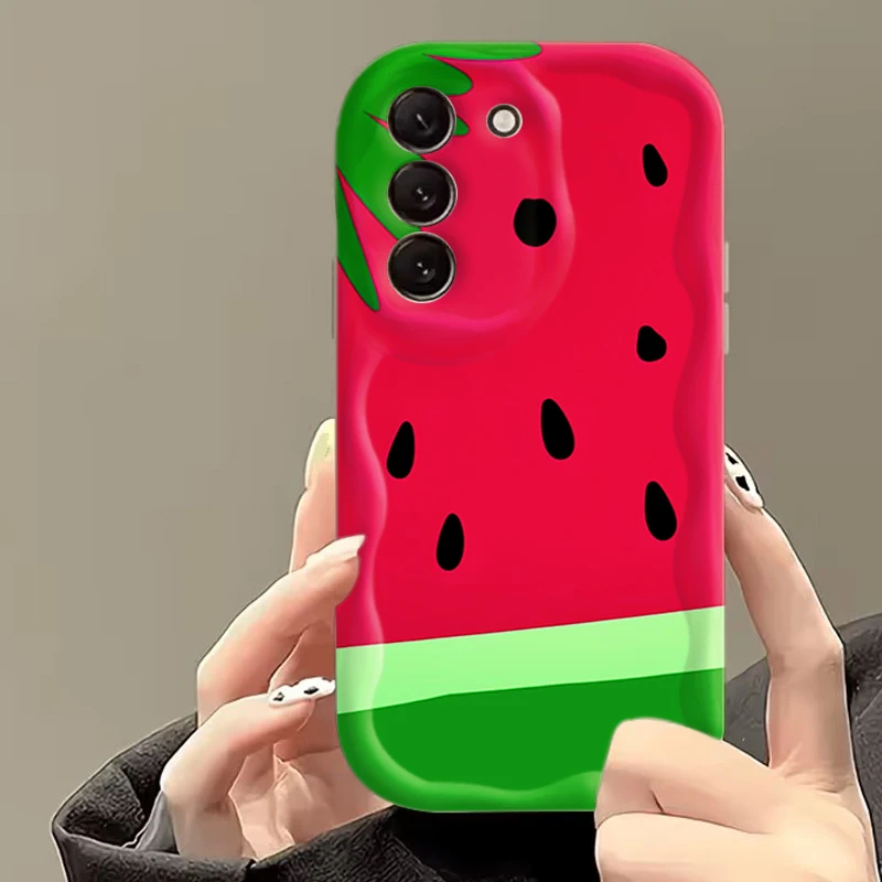 Wassermelonen-Muster Design Handyhülle für Samsung Galaxy A17 A37 A57 A56 A55 A54 S26 Ultra S25 S24 Plus S23 FE S22 Cover