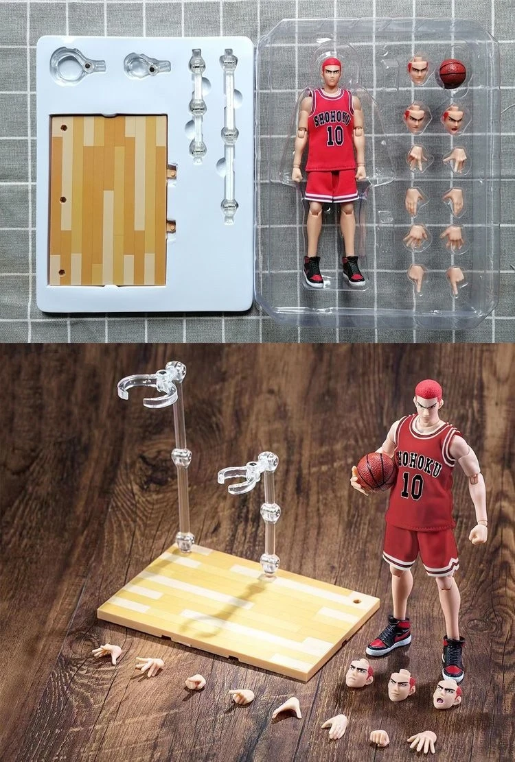 GREAT TOYS GT Dasin Play basketball Action Figures Sakuragi Mitsui Rukawa Ryota Kogure Ayako SENDOH Eiji Haruko Akagi with box
