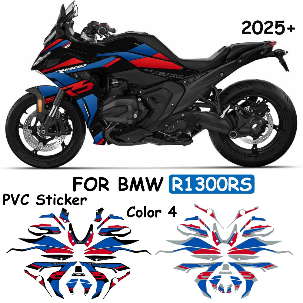 

Наклейка R1300RS 2025, наклейка с полным принтом автомобиля для BMW R1300 RS R1300rs, детали 2025 +, устойчивая к царапинам наклейка из ПВХ