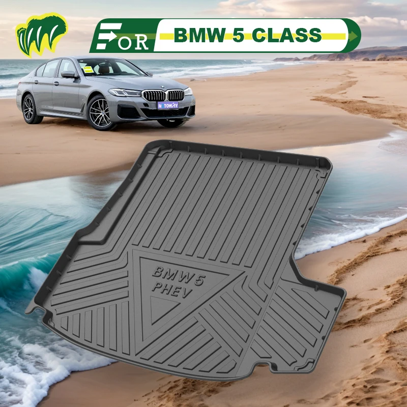 

For BMW 5 CLASS 16 17 18 2019 2020 2006-2023 Custom Fit Car Trunk Mat All Season Cargo Mat 3D Shaped Laser Measured Trunk Liners