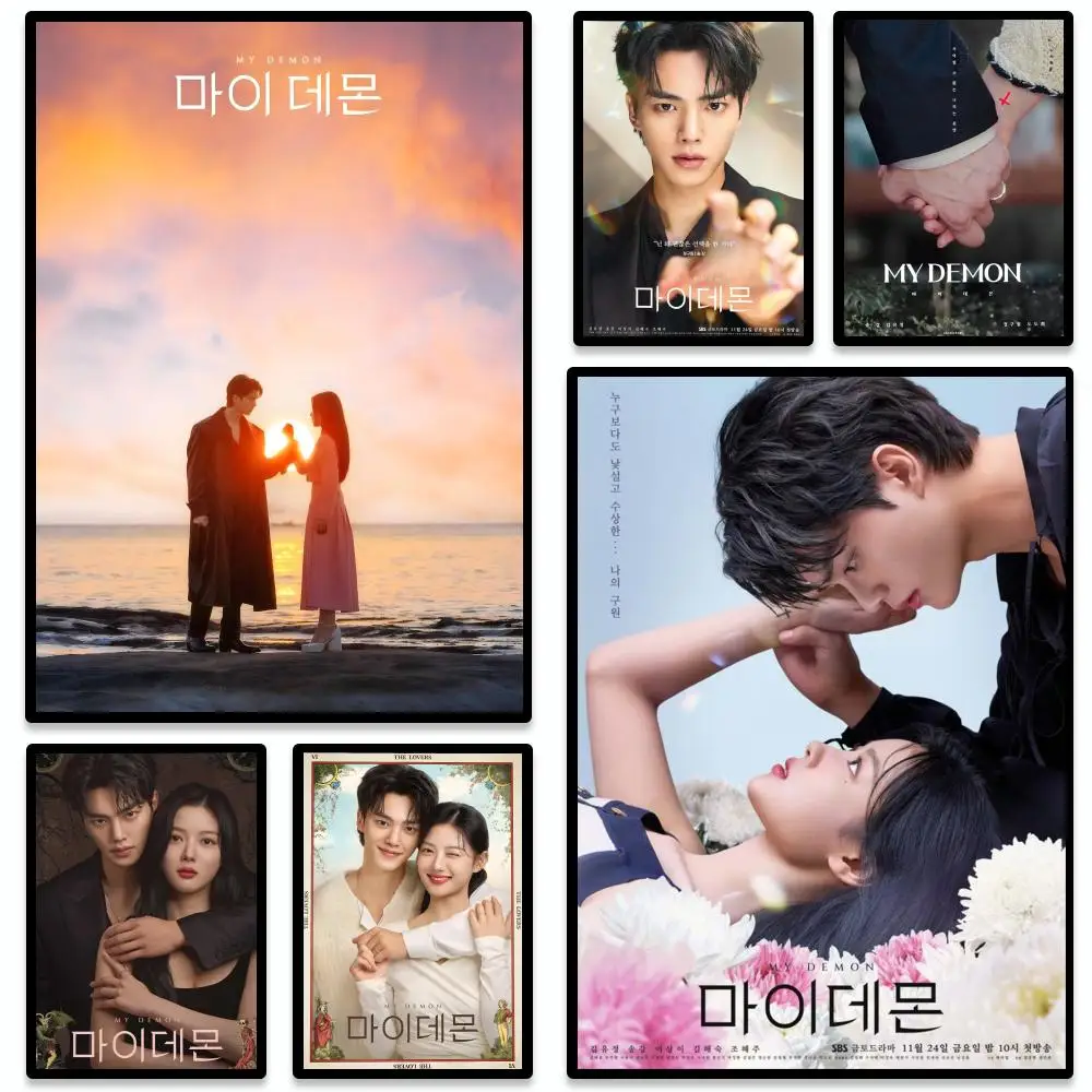 Fashion MMy Demon Kdramaful Poster Waterproof Self-Stick | D