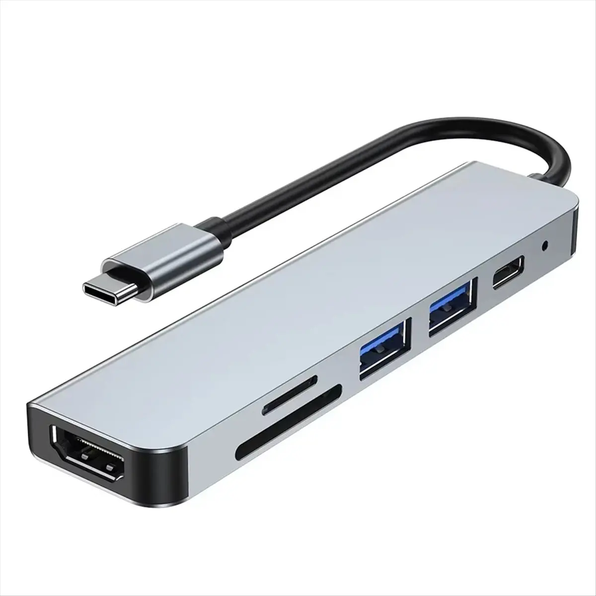 Special Offer-Product 6 in 1 USB Type C Hub -Compatible 4K USB 3.0 PD Fast Charge Hub to Ethernet Rj45 Lan