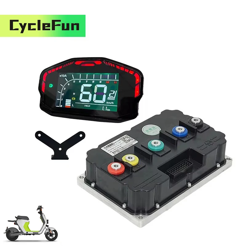 

Контроллер синусоидальной волны FarDriver ND721200, 600 А, фаза, 1200 А, 72 В, 8-12 кВт, с дисплеем DKD для электрических мотоциклов, скутеров, преобразования