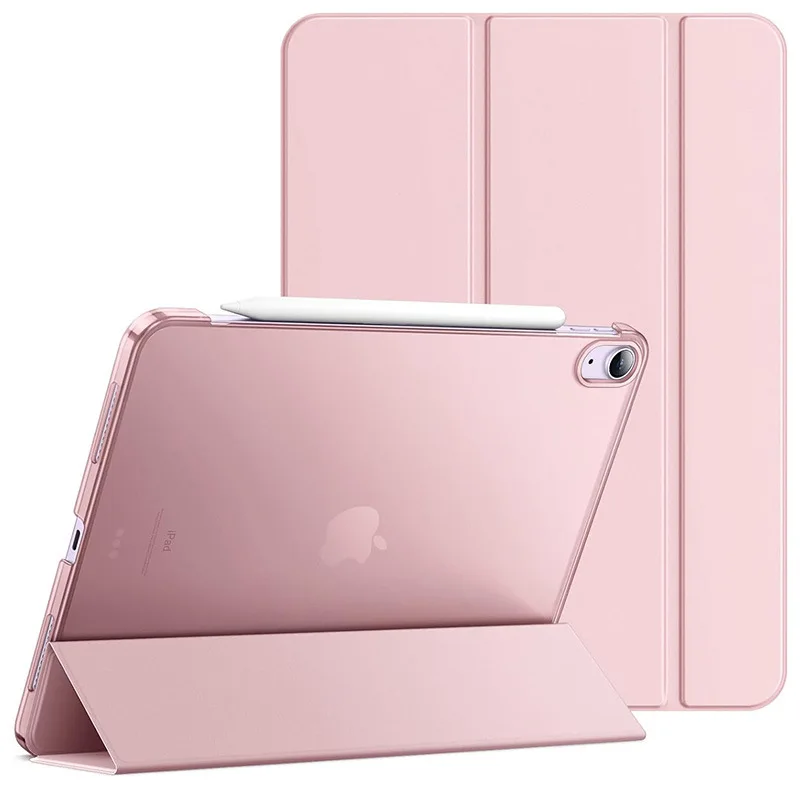 Schlanke Hülle für iPad(A16)11. Gen. 2025 A3354 A3355, Smart Stand Cover für iPad A18 12. Gen. 11. Gen. 10. Gen. 2022 10,9" A2696 A2757, Harte Rückseite Schutzhülle