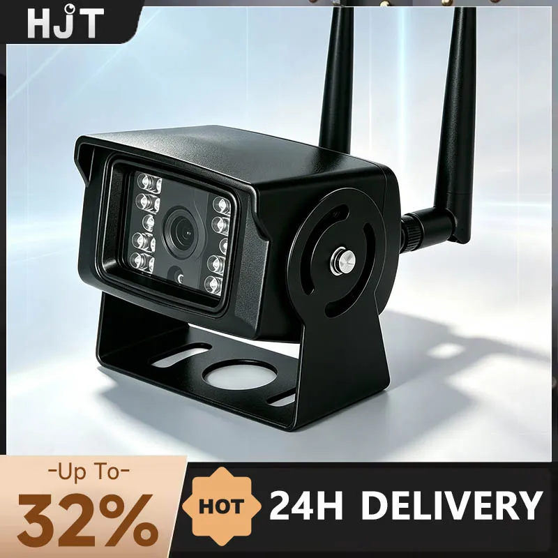 HJT Wifi /4G SIM 8MP/5MP IP Camera Outdoor Audio Car Camera Security 4K Metal Shell Surveillance P2P Onvif Systerm