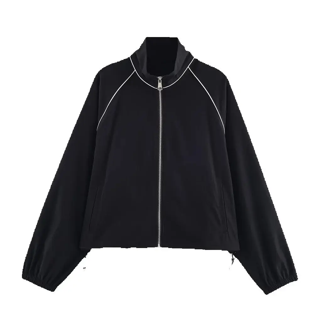 

Осенняя новая женская одежда в европейском и американском стиле, модная темпераментная нейлоновая пышная куртка, куртка, куртка