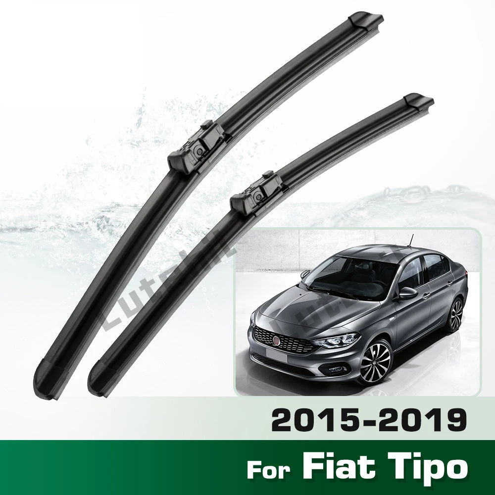 لشركة فيات تيبو 356 2015-2019 2016 2017 2018 ممسحة الجبهة ممسحة شفرات الزجاج الأمامي نافذة فرشاة 26 "+ 16"