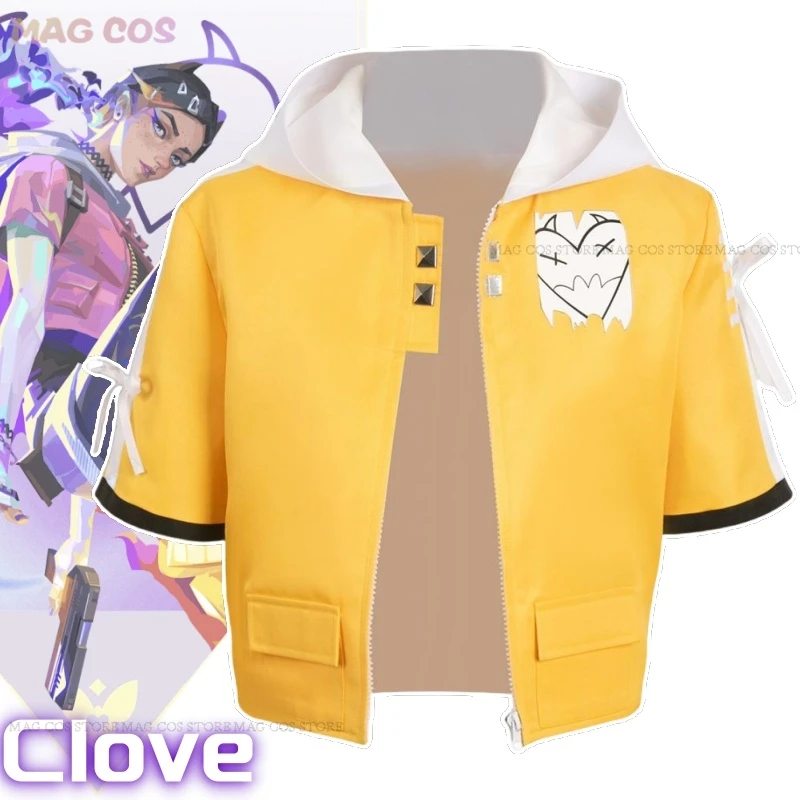 

Clove Coat Only Cosplay Role Play Game Valorant Costume Adult Women Role Play Fantasy Fancy Dress Up Party Clothes Clearlove