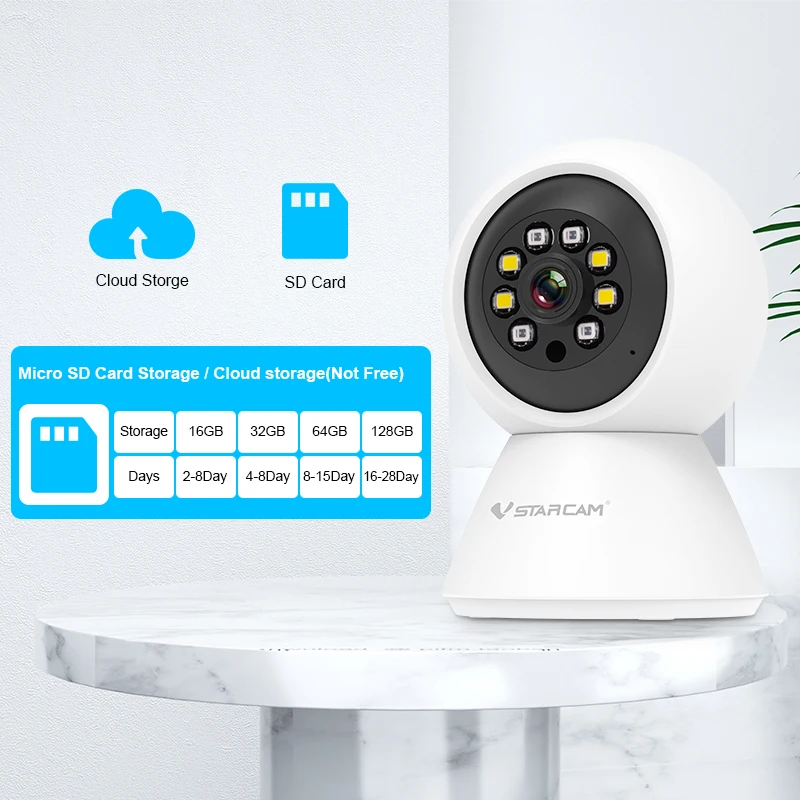 Vstarcam 3MP Wireless WIFI PTZ Camera Smart Home Indoor WiFi Surveillance Audio Cam CCTV Auto Tracking Security Baby Monitor